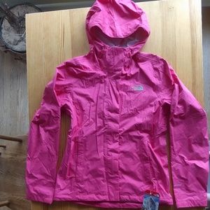 North face pink/honeysuckle Venture 2 rain jacket